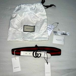 100% Authentic Gucci Elastic Belt❤️💚🤍